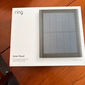 Ring solar panel